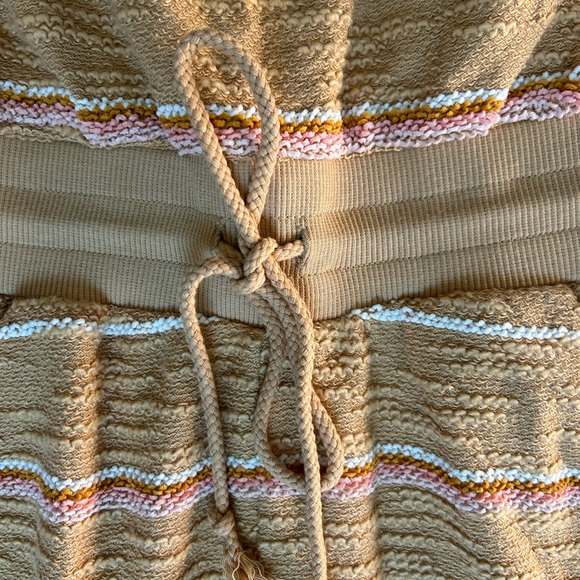 L*Space North Shore Jumpsuit Striped Strapless Off The Shoulder NWT Size Medium - Picture 5 of 15